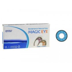 لنز رنگی MAGIC EYE آبی تیره 2 رنگ